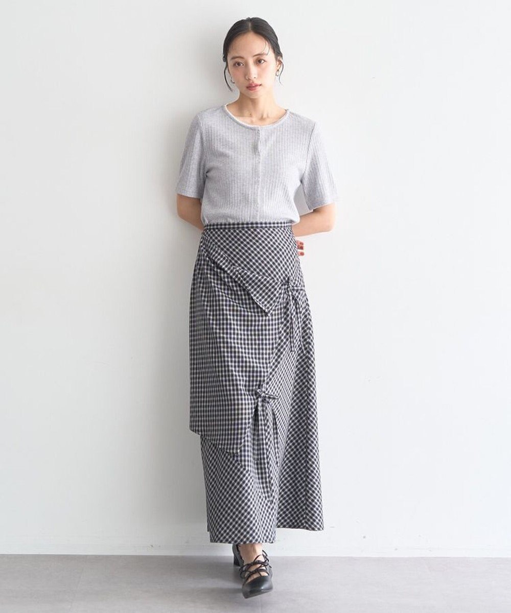 earth music&ecology チェーンリブラメカットソー 