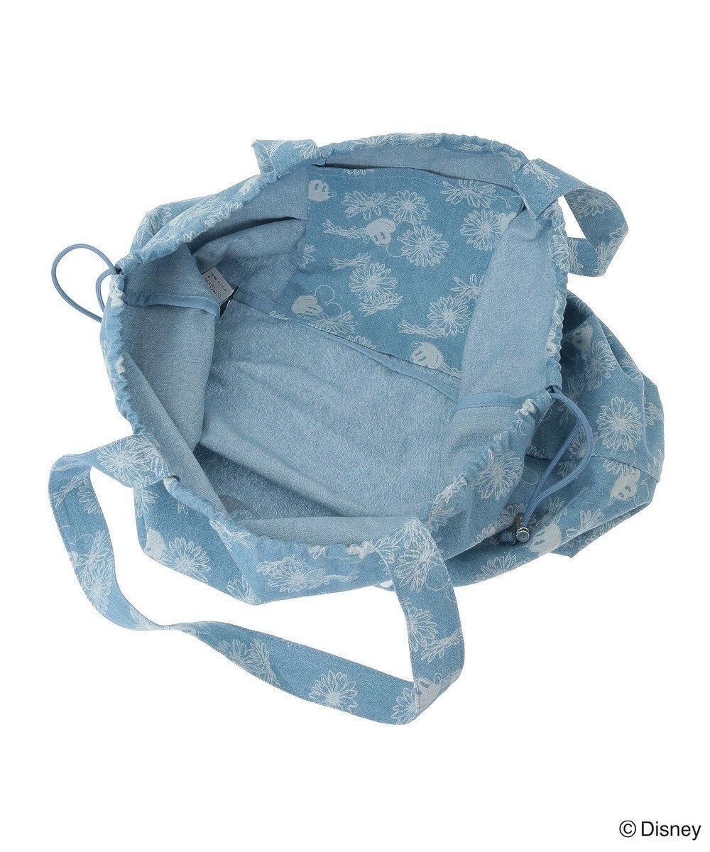 Green Parks ミッキー＆フレンズ／花柄デニムトートバッグ 