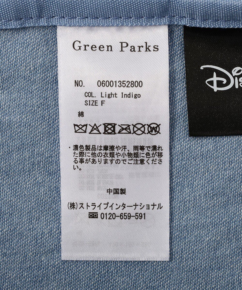 Green Parks ミッキー＆フレンズ／花柄デニムトートバッグ 