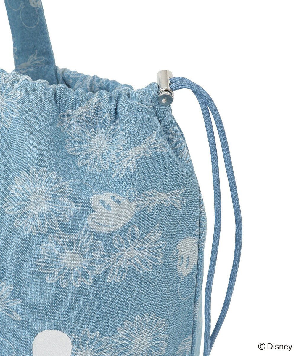 Green Parks ミッキー＆フレンズ／花柄デニムトートバッグ 