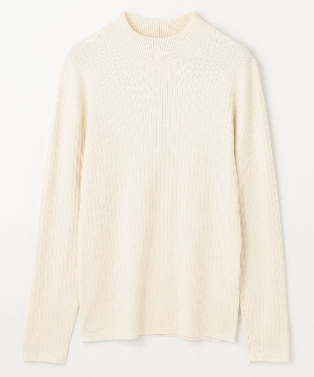 ANY 【洗濯機可】ランダムリブハイネックニット 