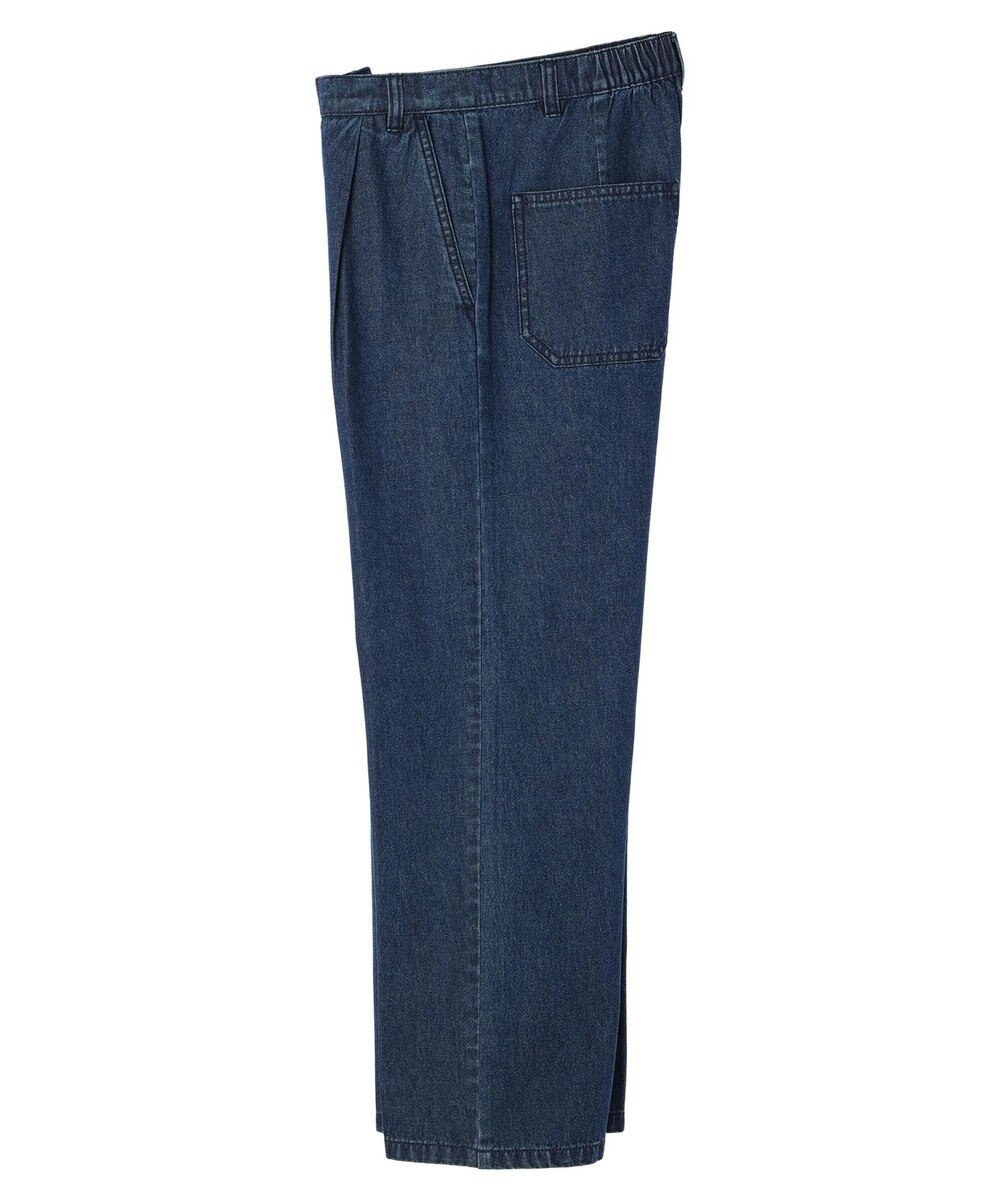 Green Parks ストレートタックデニムパンツ 