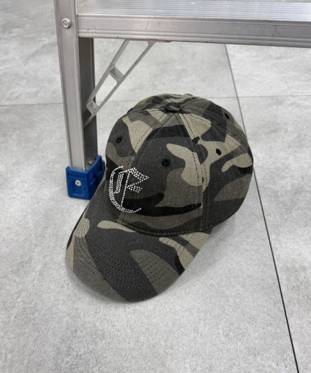 WEGO ラインストーンロゴキャップ 