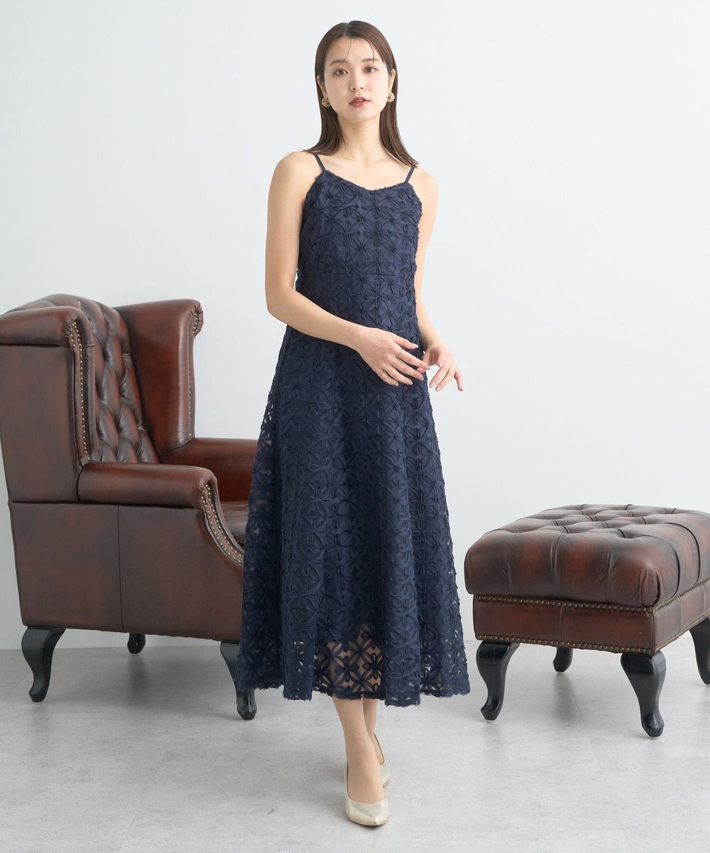 earth music&ecology SET2点シアーブラウス＋3Dレースワンピース 