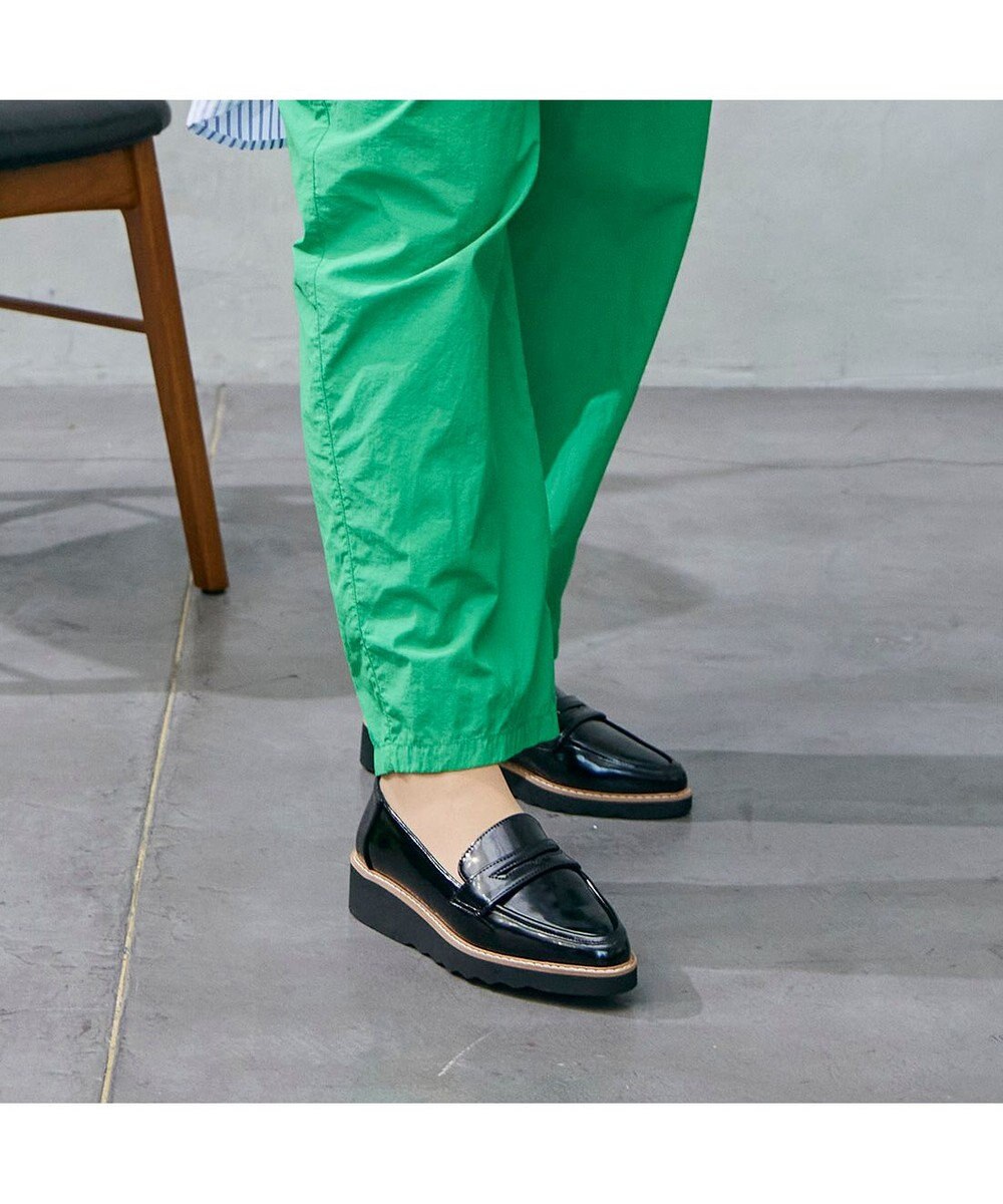 MODE ET JACOMO <carino>【レイン】ポインテッドコインローファー 