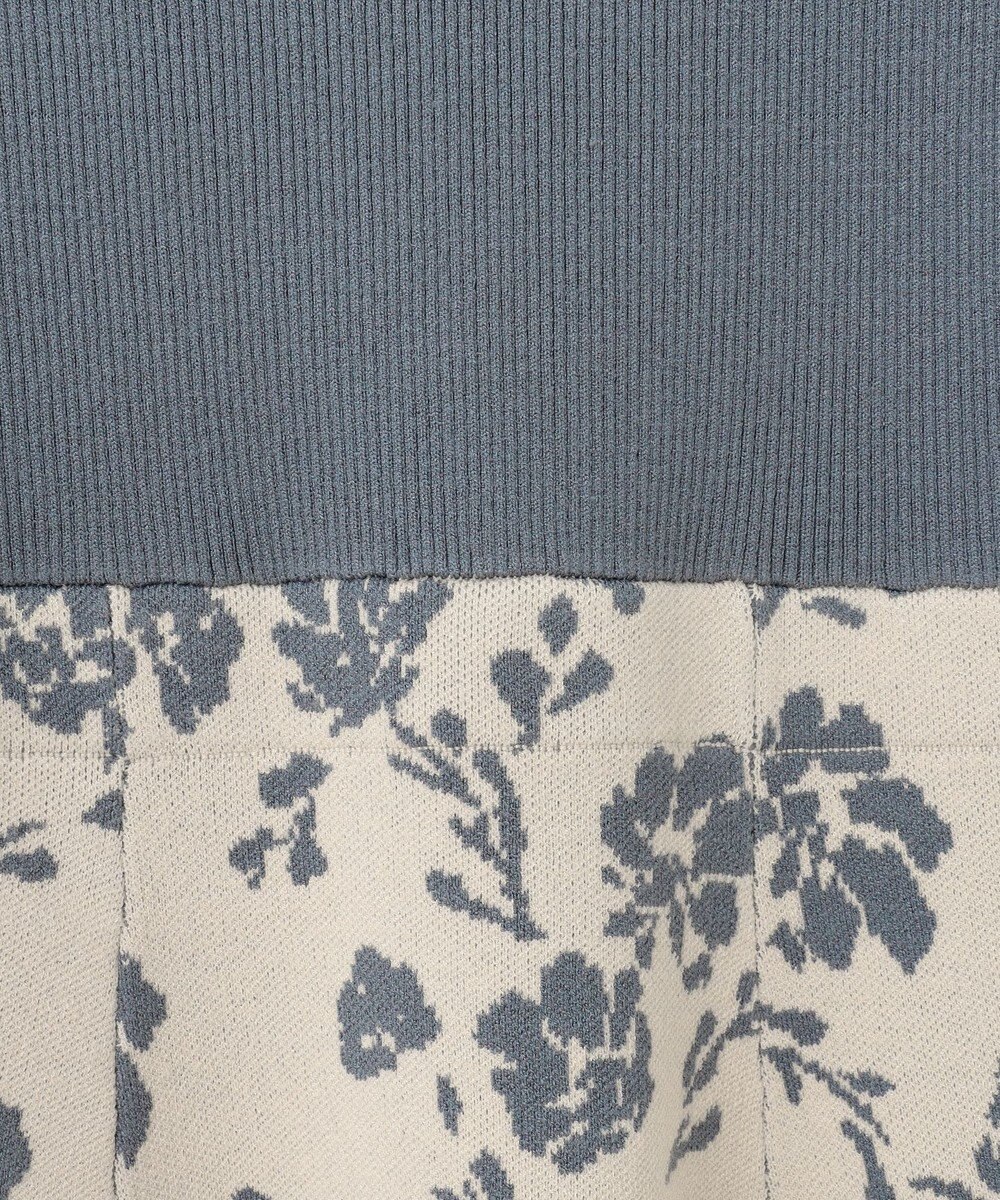 ANY SIS 【美人百花掲載】フラワージャガードニット ワンピース 