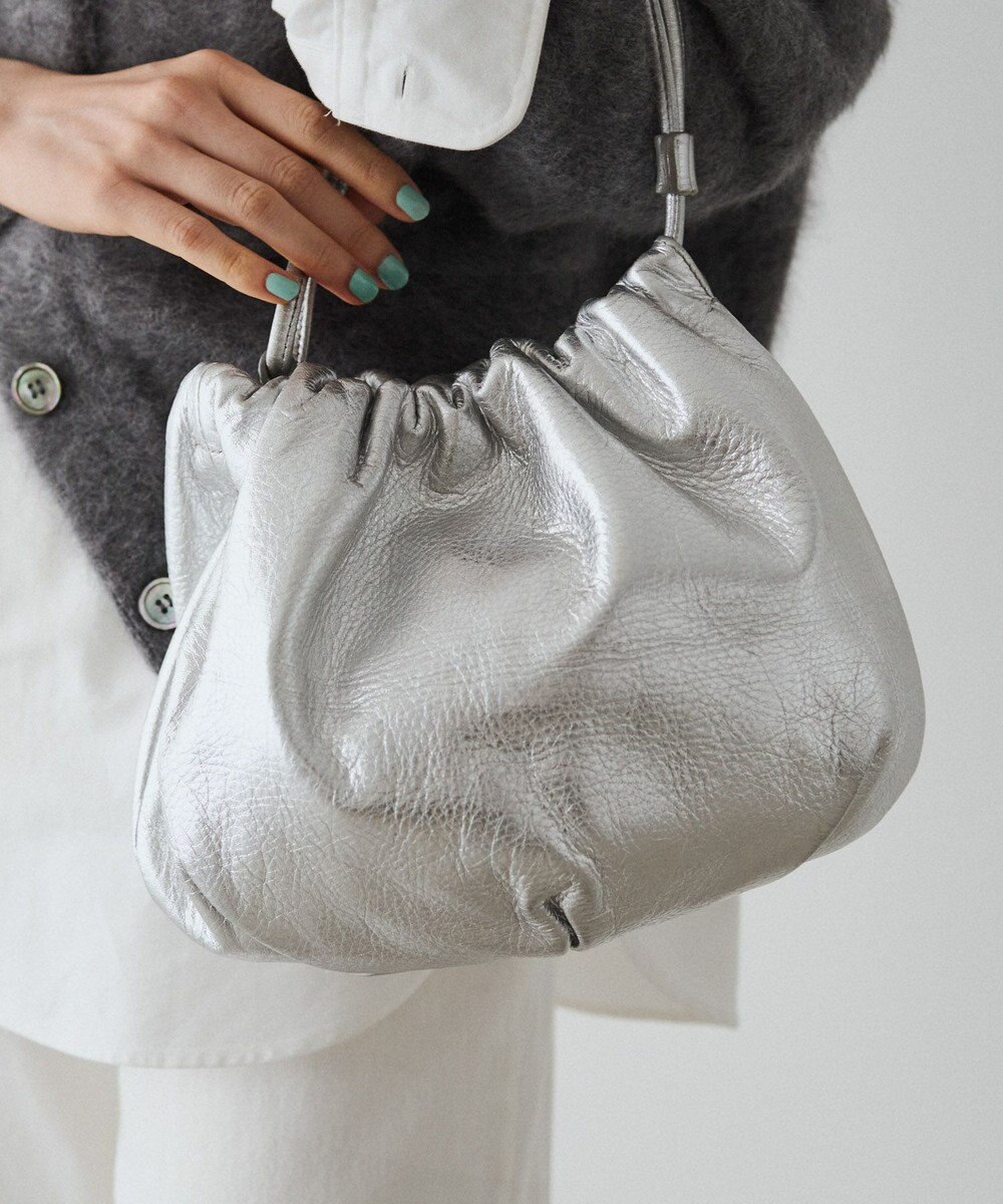 russet レザー巾着4WAYショルダーバッグ(CE-1454) 