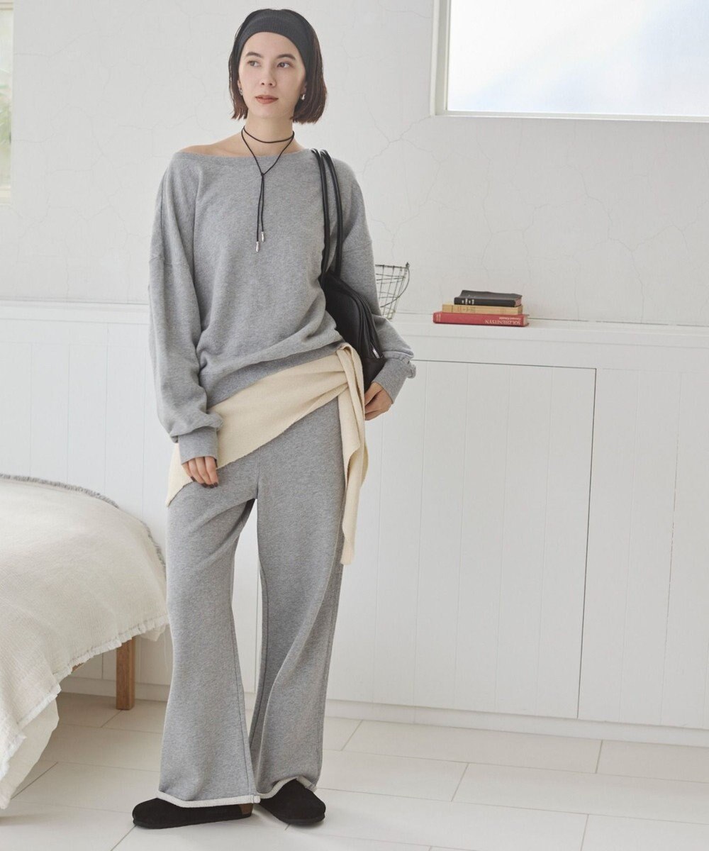 WEGO 【ANGIE VINTAGE/SETUP対応アイテム】オフショルダー裏毛スウェット 