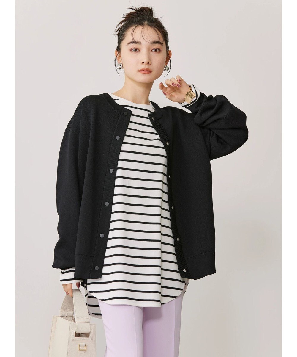 AMERICAN HOLIC エコカルットクルーネックカーディガン 