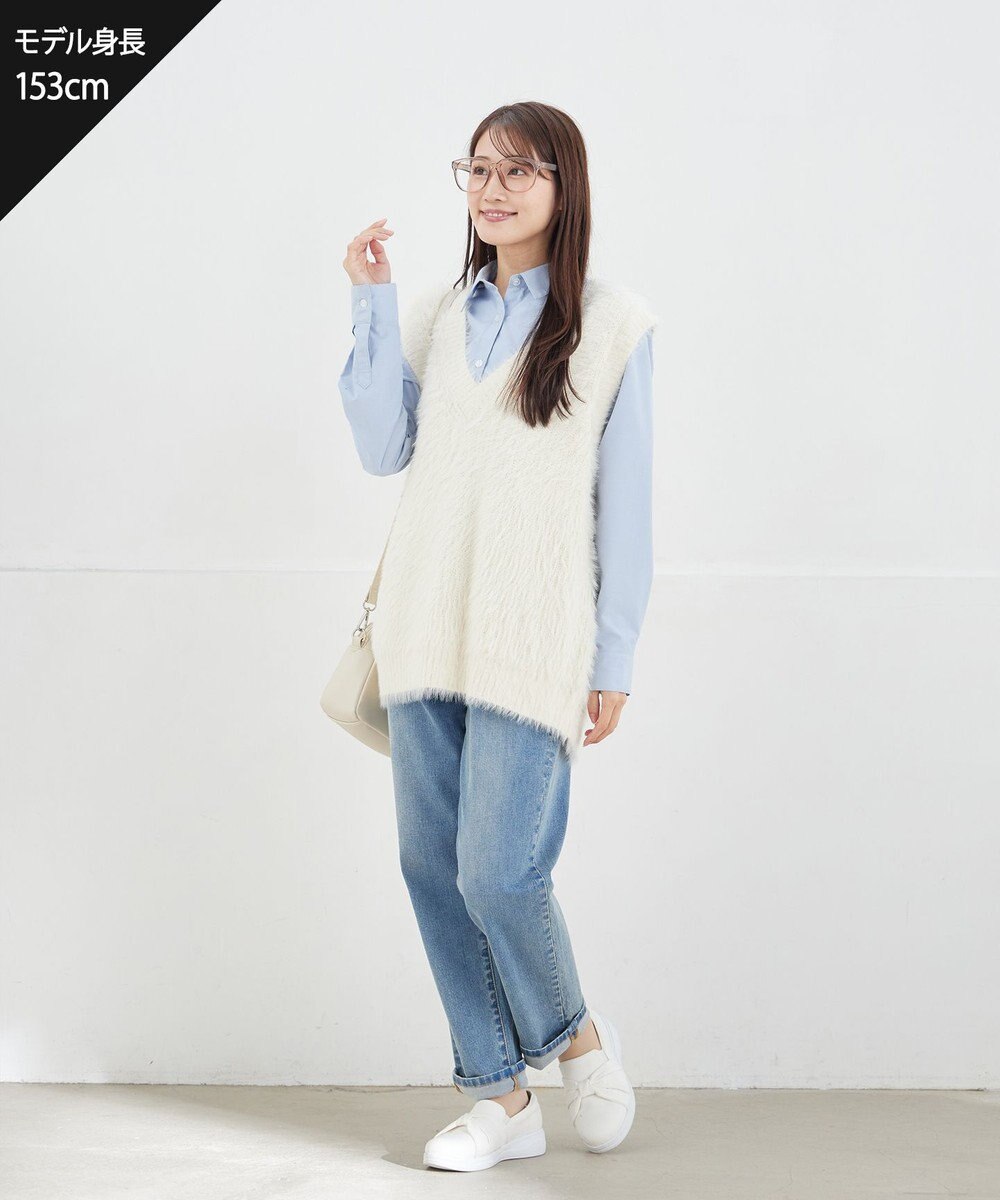 Tiaclasse 【安田美沙子さん着用・洗える】ストレッチストレートデニム 