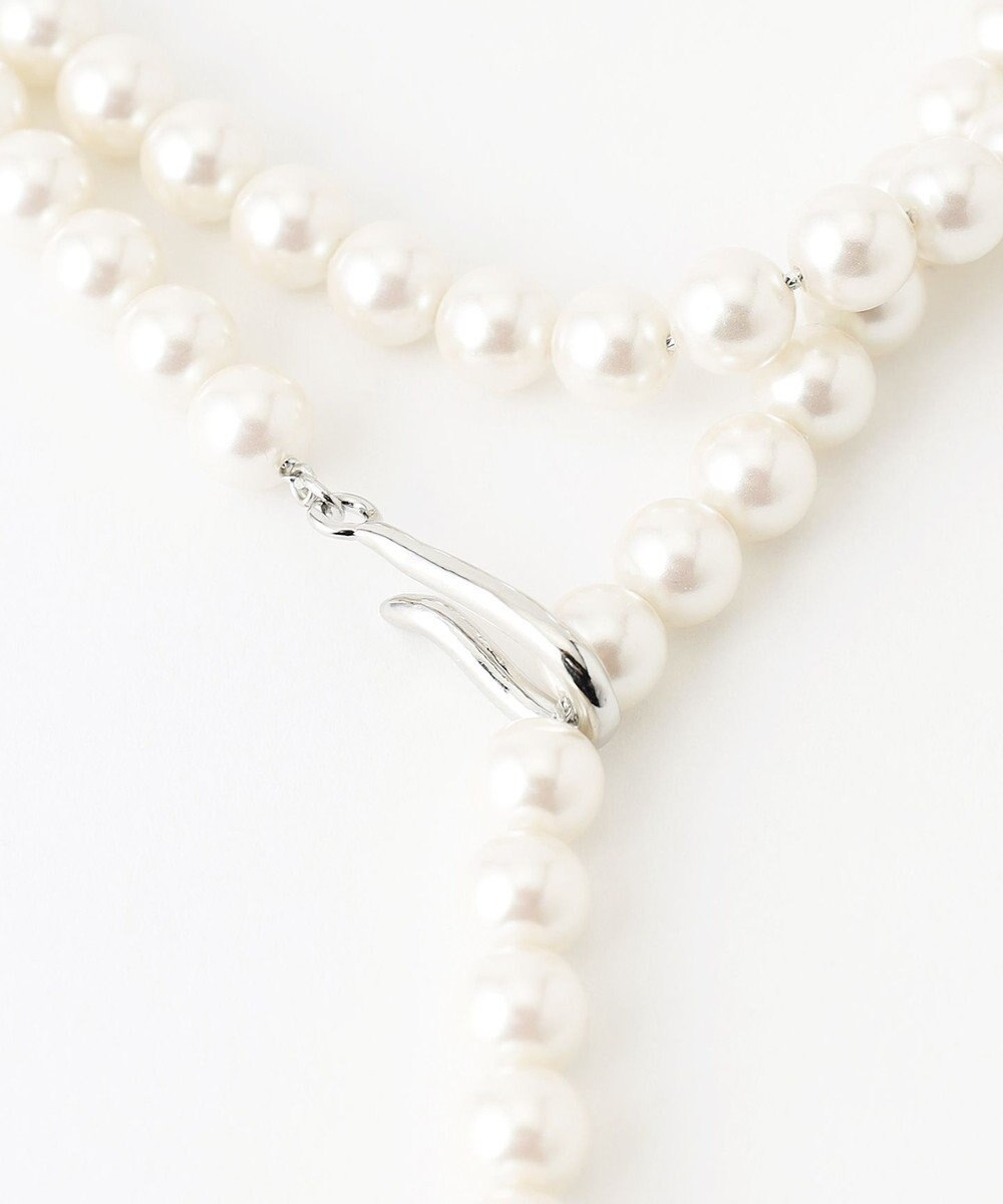 ICB ラリエットロングパールネックレス 