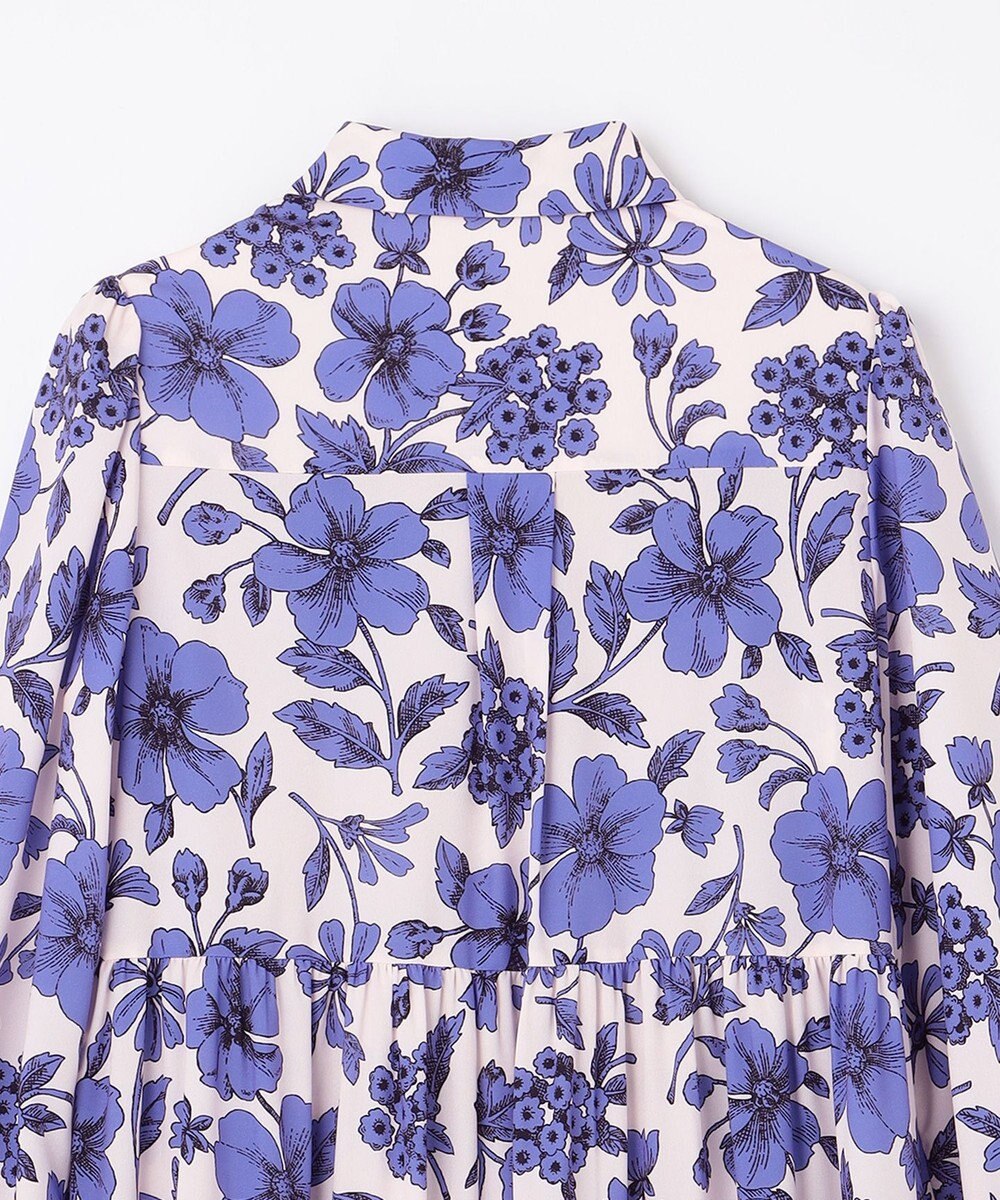 GRACE CONTINENTAL フラワープリントティアードワンピース 