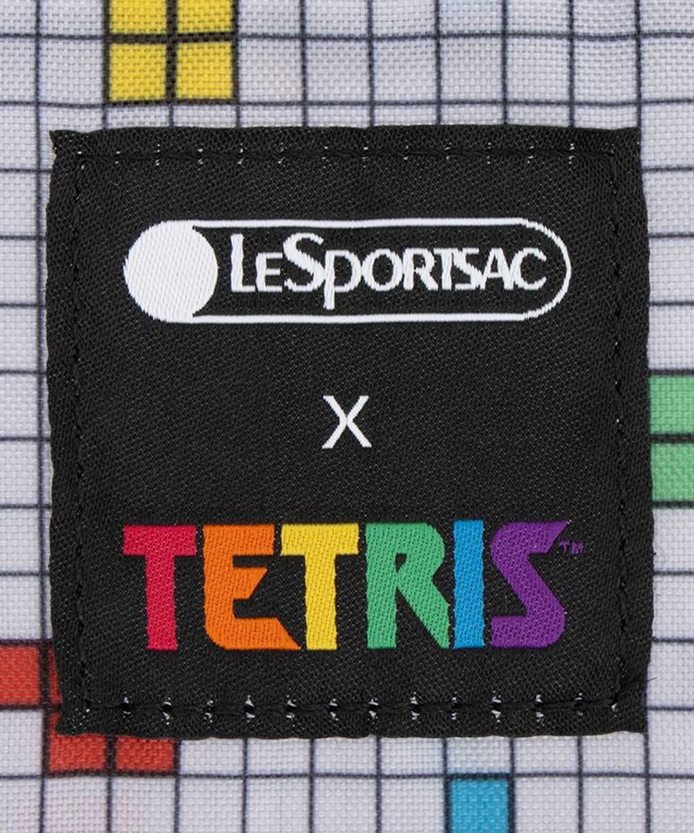 LeSportsac SQUARE COSMETIC/テトリスハートエンブロイダリースクエアコスメティック 