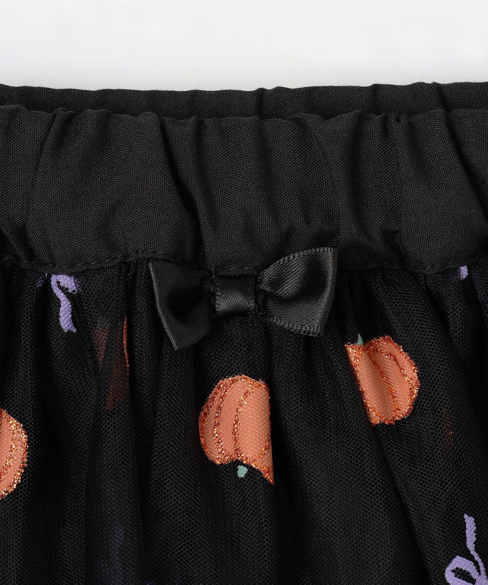 ANY KIDS ラメチュールフレアスカート 