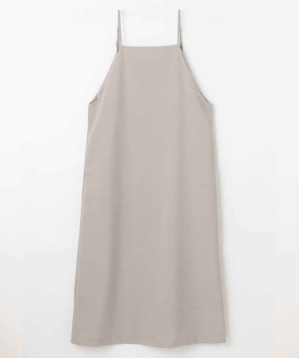 ANY L 【洗濯機可/セットアップ可/UVケア/速乾/イージーケア】サラサラテックリネンキャミソールワンピース 