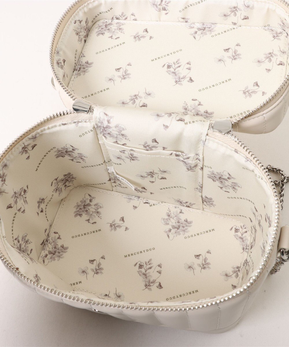 style code 【MERCURYDUO/マーキュリーデュオ】ストライプキルティング　バニティミニショルダーバッグ 