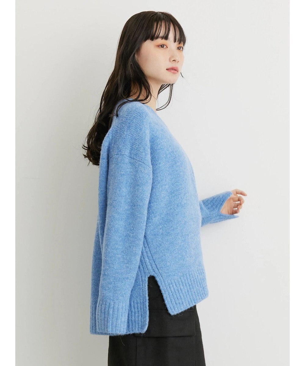 AMERICAN HOLIC ＭｉｘヤーンＶネックニットプルオーバー 