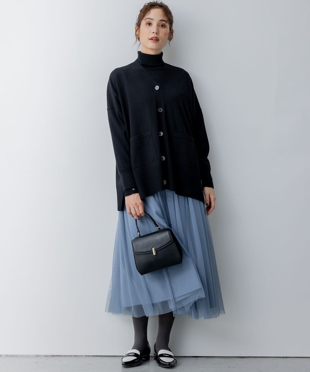 組曲 ルーズフィットタートル ニット 