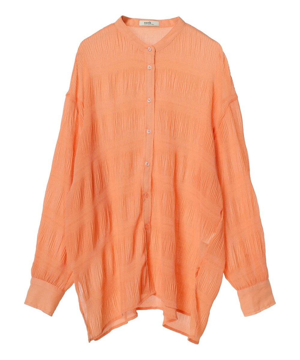 earth music&ecology クシュクシュシアーシャツ 