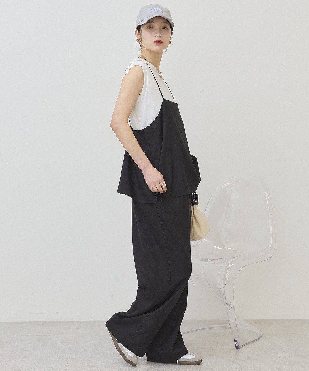 AMERICAN HOLIC リネンライクビスチェサロペット 