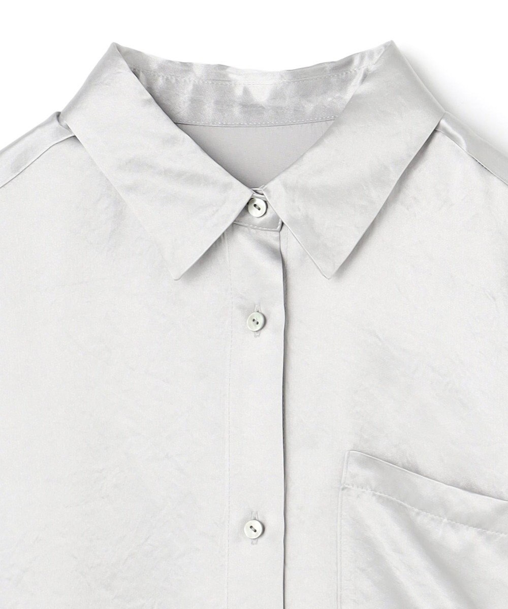 uncrave アセテートヴィンテージサテン ミドルシャツ 