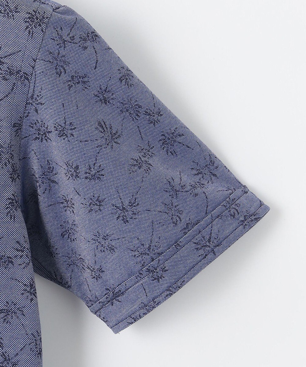 JOSEPH ABBOUD 【キングサイズ・吸水速乾】シャンブレープリントジャージシャツ 