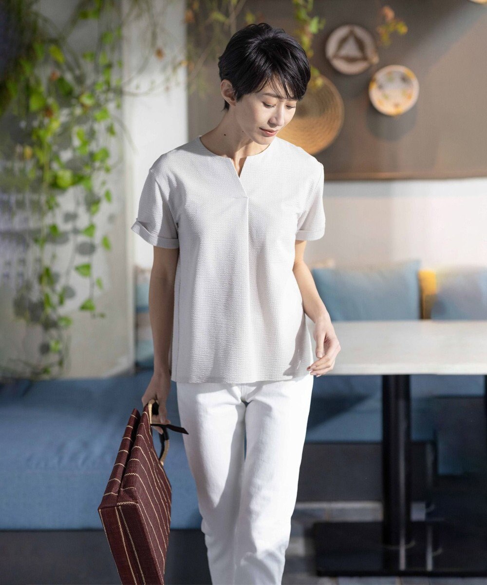 J.PRESS LADIES 【洗える】BASIC STRETCH DENIM スキニー パンツ 