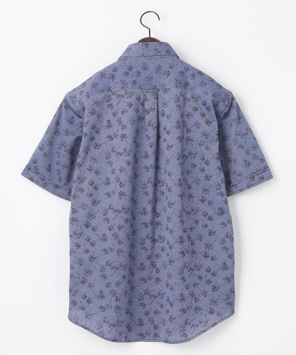 JOSEPH ABBOUD 【吸水速乾】シャンブレープリントジャージシャツ 