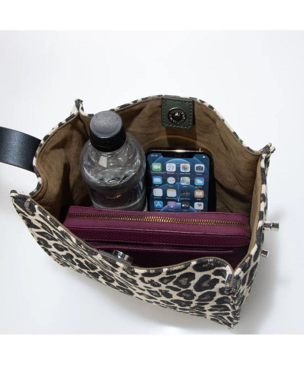 UNBILLION cachecache アニマル柄ヒネリハンドルインバッグセットトート 