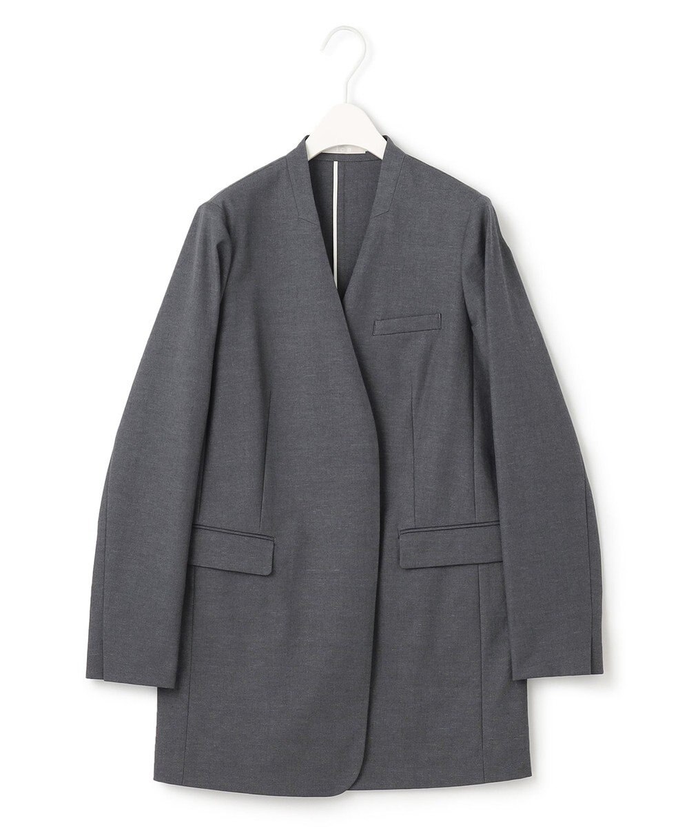 ICB L 【セットアップ対応・洗える】 LooseWeave ノーカラージャケット 