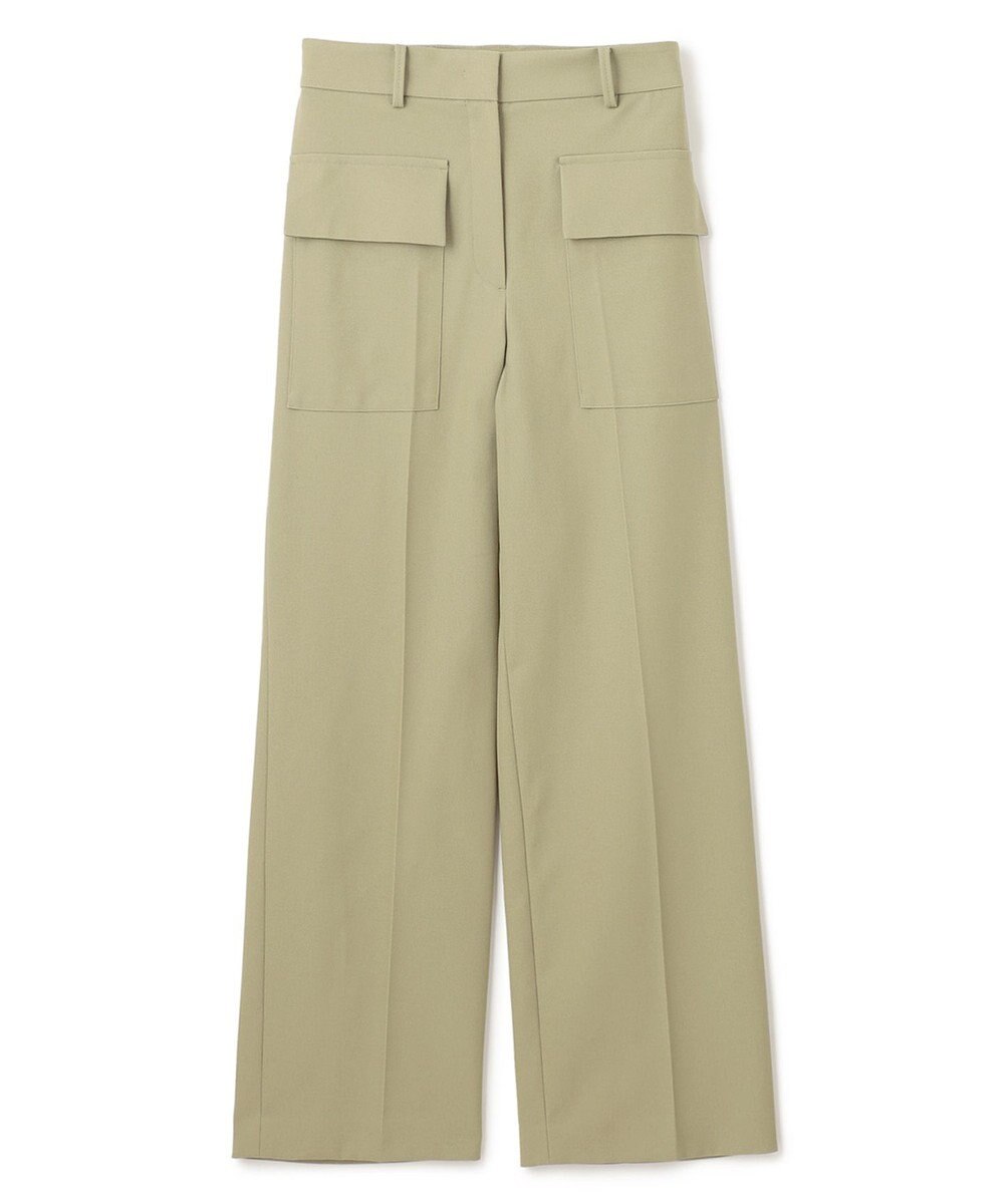 JOSEPH 【洗える】オーガニックツイル　ワイドトラウザーズ 