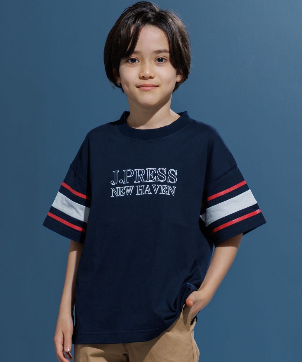 J.PRESS KIDS 【140-170cm】ビックシルエット ロゴＴシャツ 