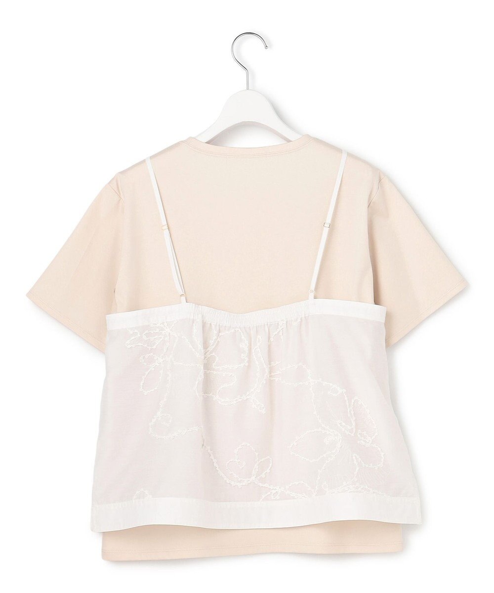 23区 【先行予約】シアーエンブロイダリー キャミソール コンビ Tシャツ 