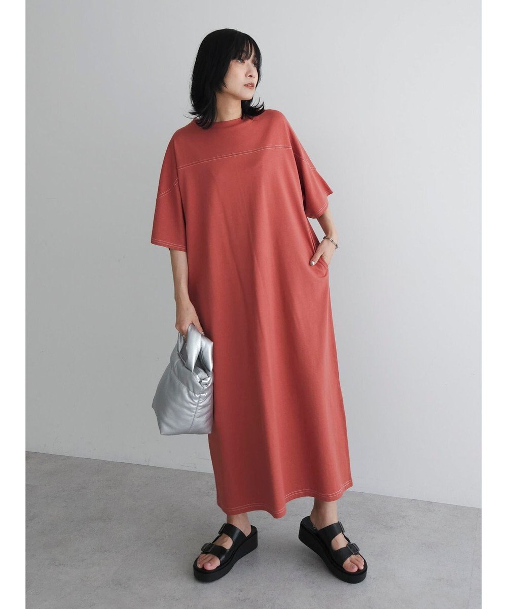 Green Parks ・ＳＵＧＡＲ　ＳＰＯＯＮ【ＣＯＯＬ】ステッチＴＥＥワンピ 