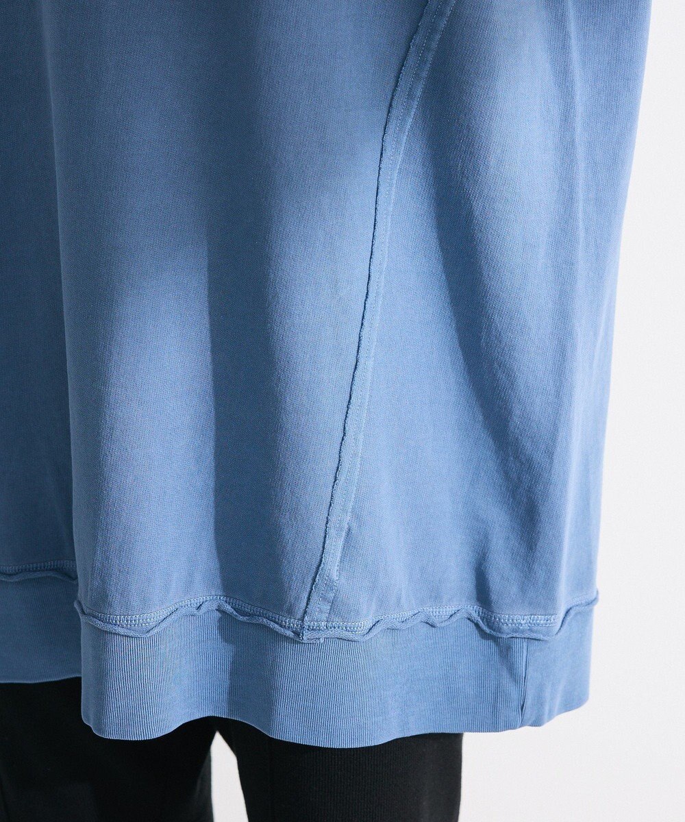 Green Parks ピグメント裏毛切りっぱなしチュニック 