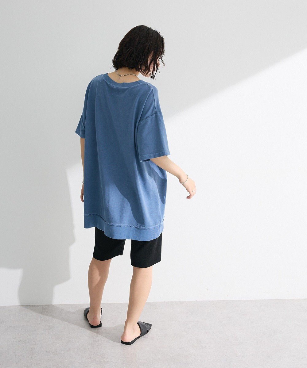 Green Parks ピグメント裏毛切りっぱなしチュニック 