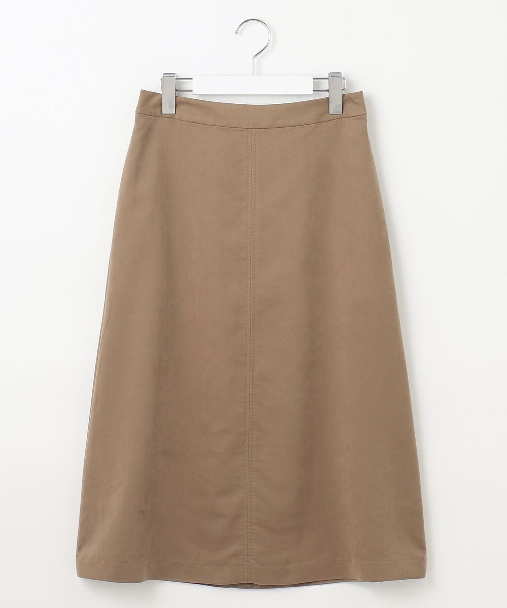 J.PRESS LADIES L 【洗える】シルセームスエード スカート 