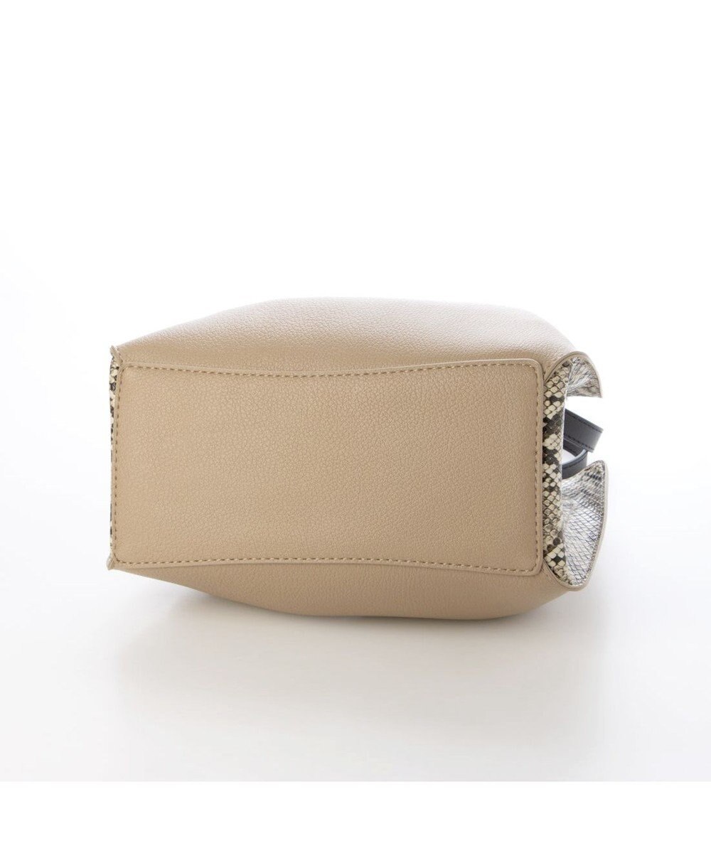 UNBILLION カシュカシュ cachecache / フェイクレザーショルダーバッグ付スクエアトート 