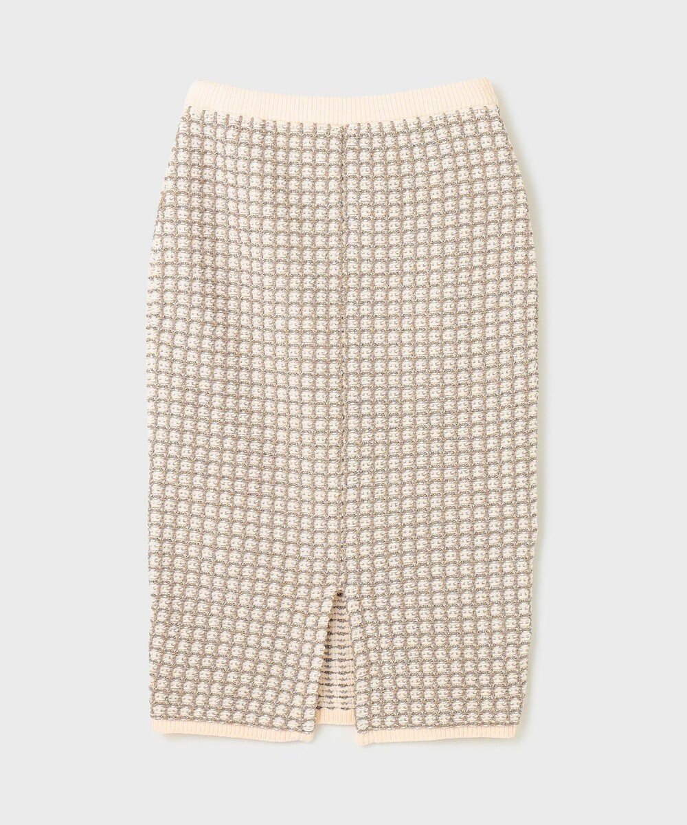 GRACE CONTINENTAL ツイードニットスカート 