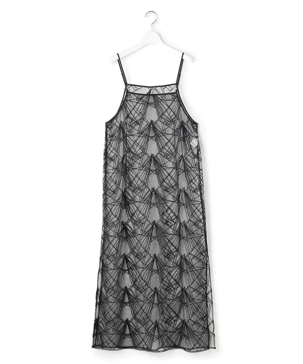 23区 【先行予約】刺繍レース キャミソールワンピース 