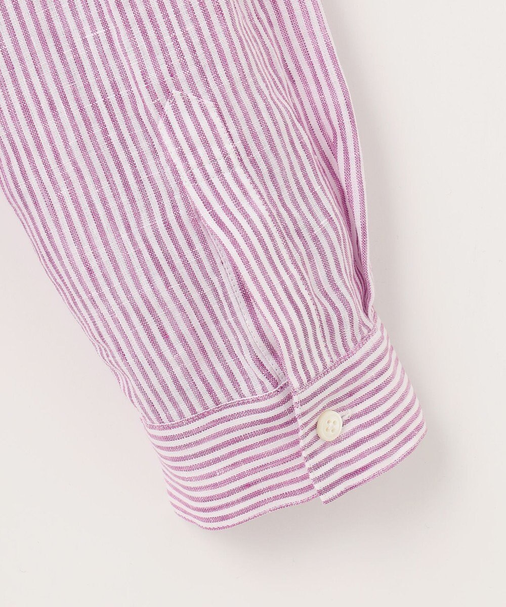 J.PRESS LADIES 【洗える】リネン シャツ 