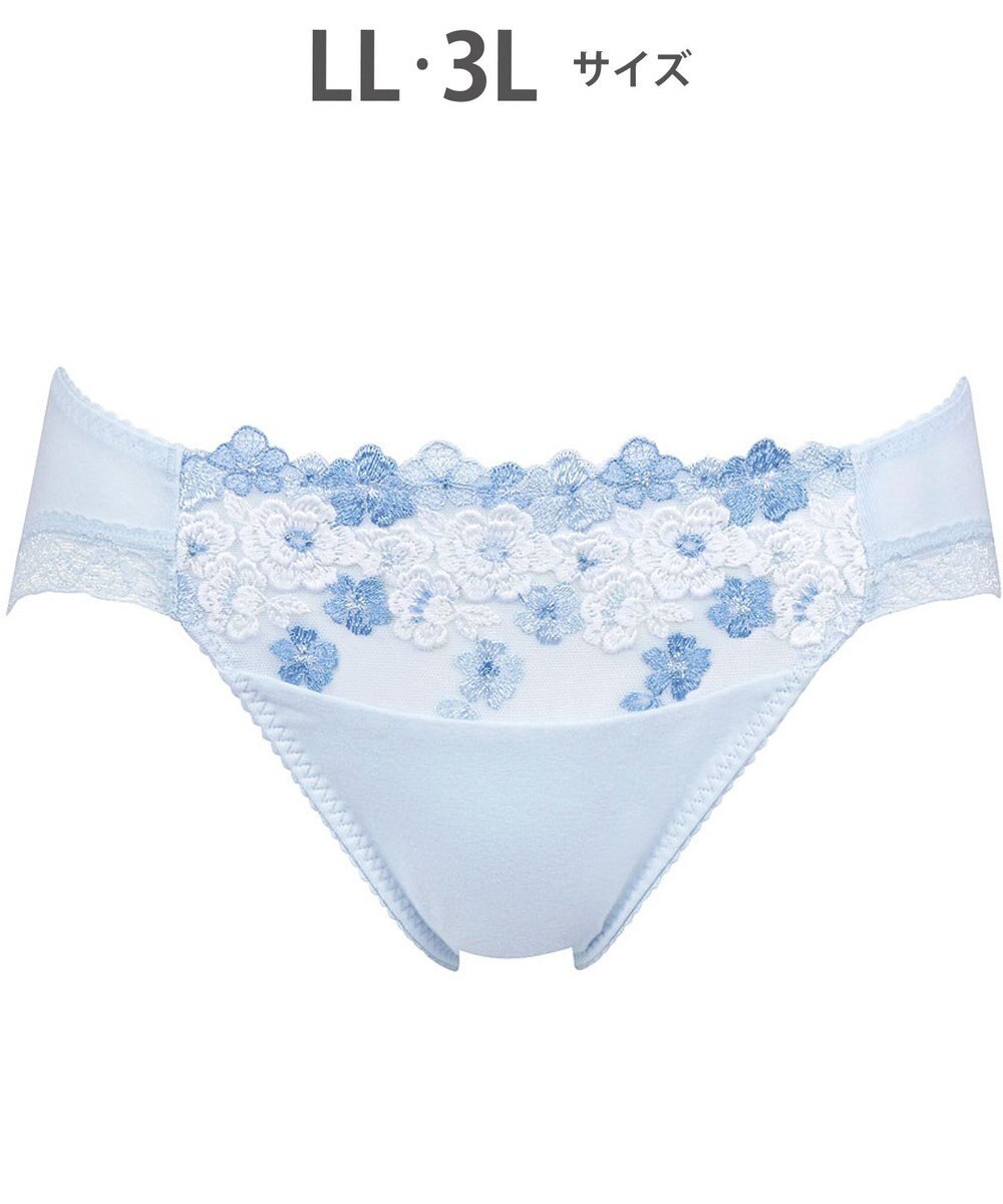 Wing ショーツ KB2060とペア 綿混素材（身生地部） やさしいはきごこち ナチュラルアップブラ はきこみ丈あさめ KF3360 ウイング／ワコール 