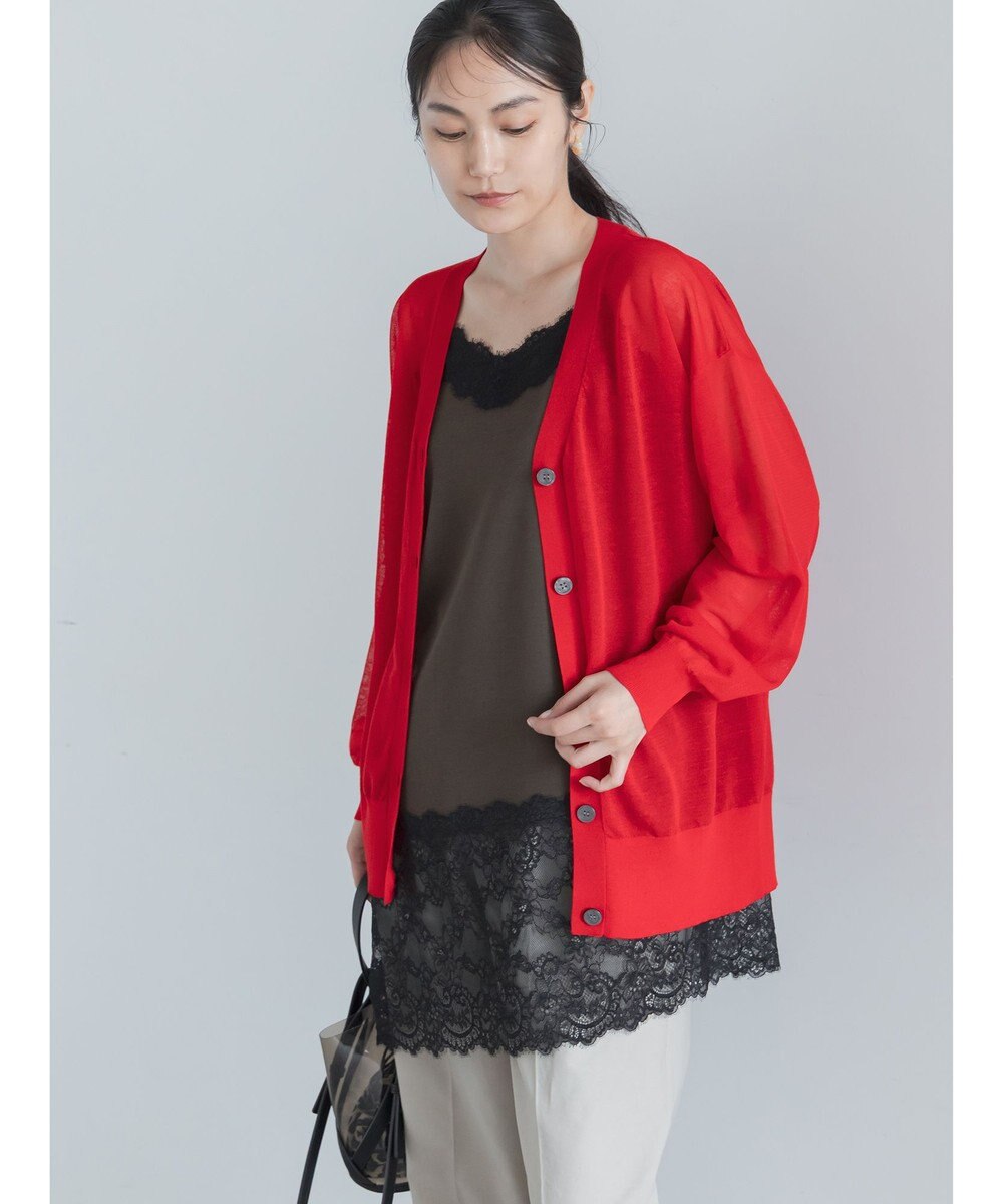 Te chichi 14GミドルVネックカーディガン《2026 SUMMER LOOK item》 