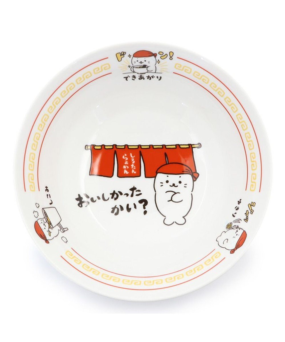 しろたん 中華食器 ラーメンどんぶり 店主柄 径 5cm 大 単品 日本製 磁器あざらし アザラシ グッズ かわいい キャラクター ラーメン鉢 丼ぶり 食器 ラーメン マザーガーデン Mother Garden ファッション通販 公式通販 オンワード クローゼット
