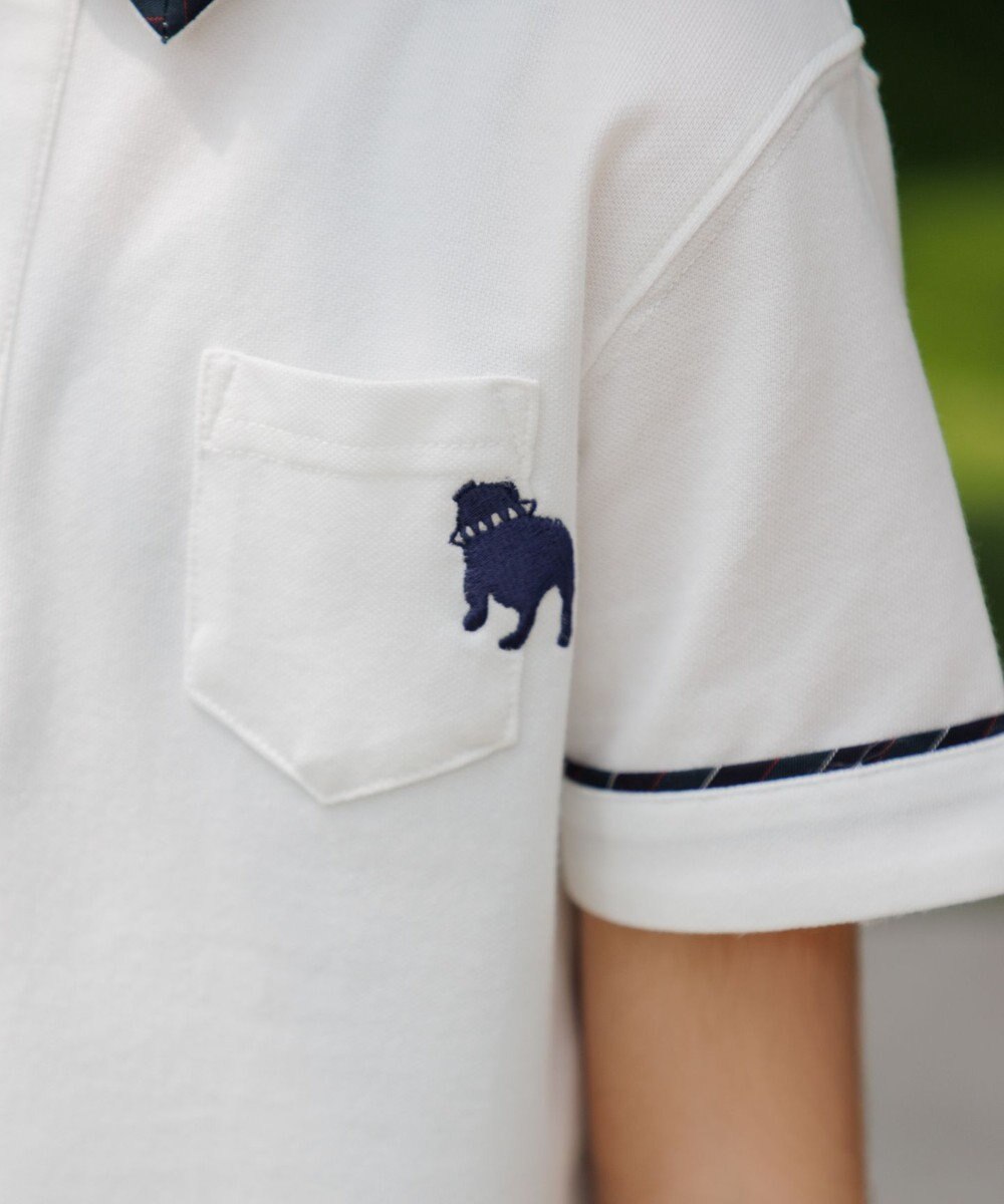 J.PRESS KIDS 【100-130cm】カノコ バックブル 半袖ポロシャツ 