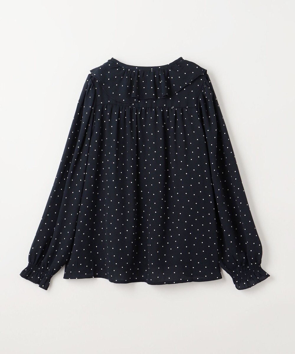 組曲 KIDS 【150-160cm】ラッフルドット ブラウス 