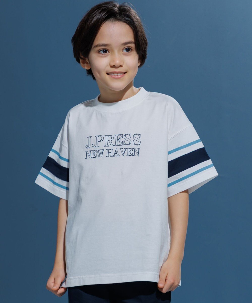 J.PRESS KIDS 【140-170cm】ビックシルエット ロゴＴシャツ 