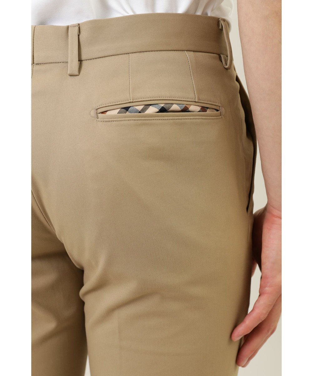 DAKS コットンストレッチチノパンツ 