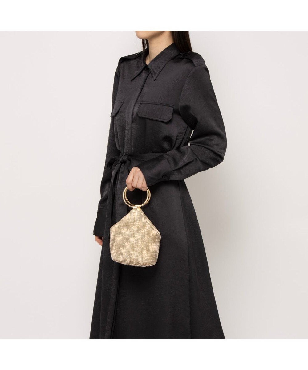 UNBILLION カシュカシュ cachecache / リングハンドル巾着パーティバッグ 