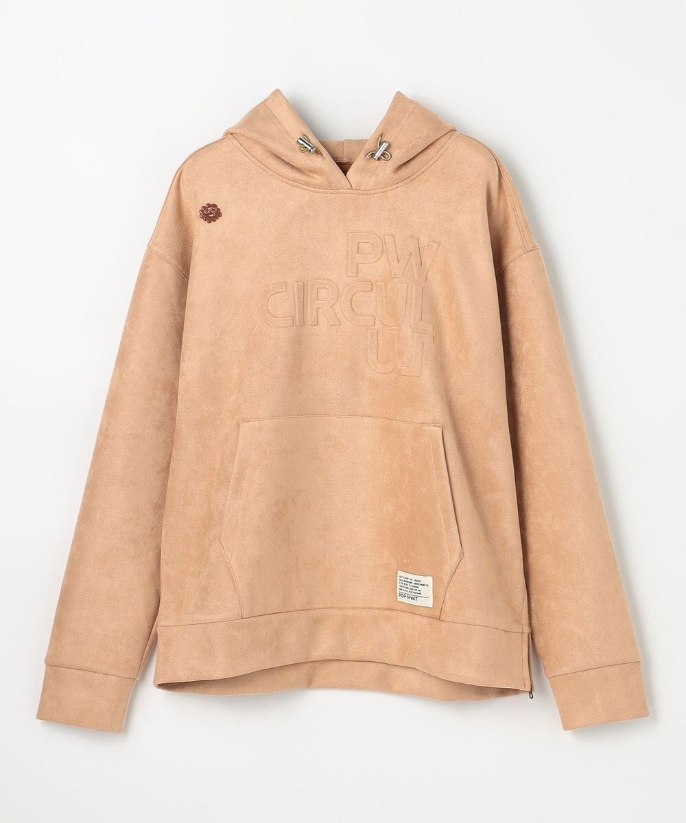 PW CIRCULUS 2025 NEW！【手洗い洗濯可】【WOMEN】スエードライク デタッチャブルフーディ ゴルフウェア レディース 